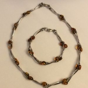 Vintage Baltic Amber Set